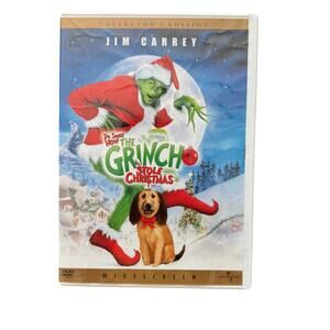 Dr. Suess' How the Grinch Stole Christmas Movie DVD  Live Action Jim Carrey 2000